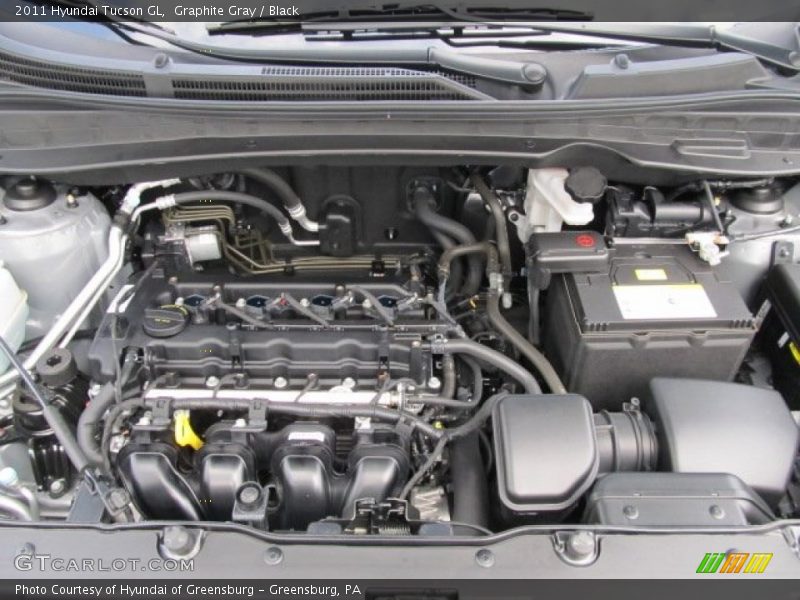  2011 Tucson GL Engine - 2.0 Liter DOHC 16-Valve CVVT 4 Cylinder