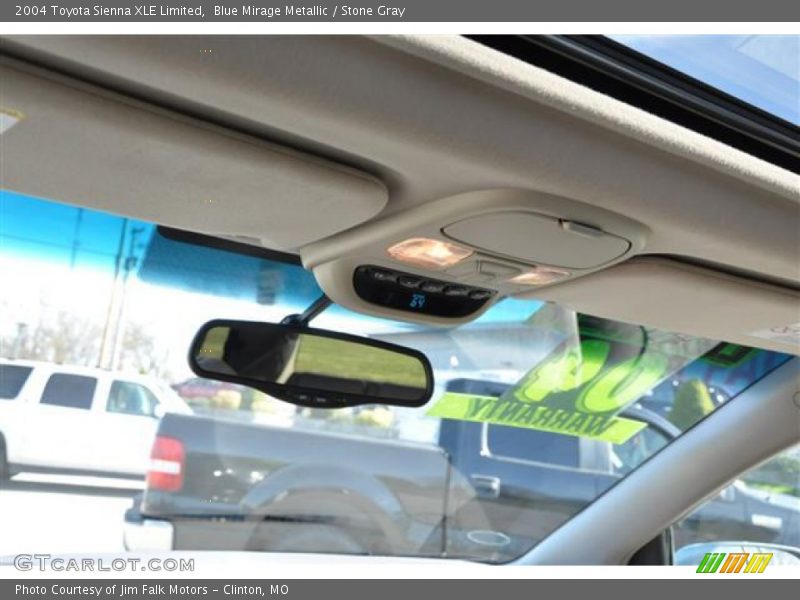 Blue Mirage Metallic / Stone Gray 2004 Toyota Sienna XLE Limited