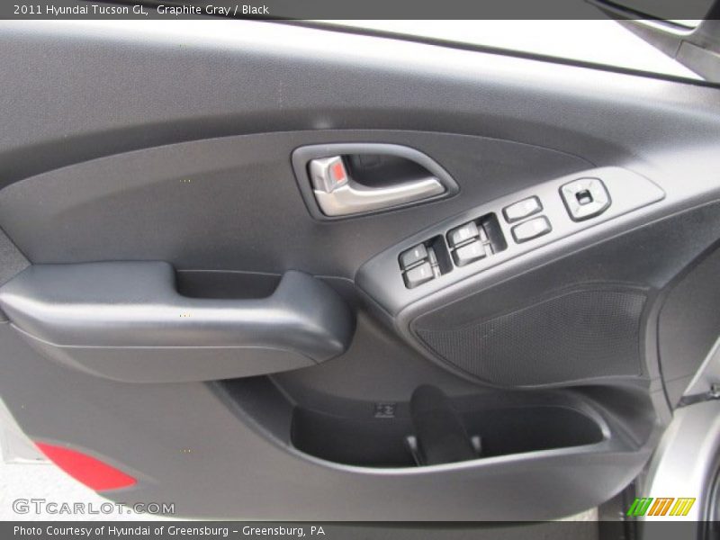Graphite Gray / Black 2011 Hyundai Tucson GL