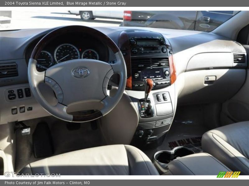 Blue Mirage Metallic / Stone Gray 2004 Toyota Sienna XLE Limited