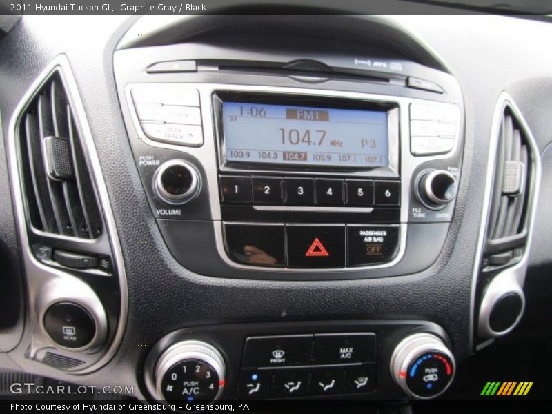 Controls of 2011 Tucson GL