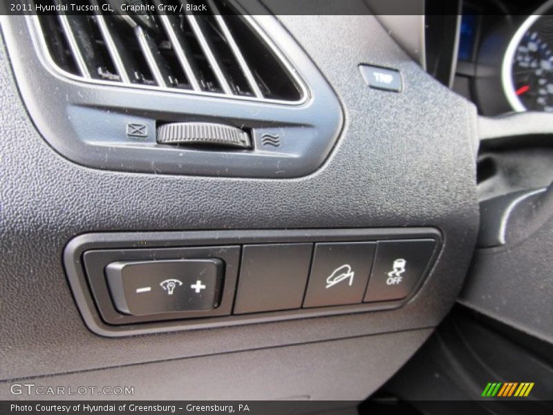 Graphite Gray / Black 2011 Hyundai Tucson GL