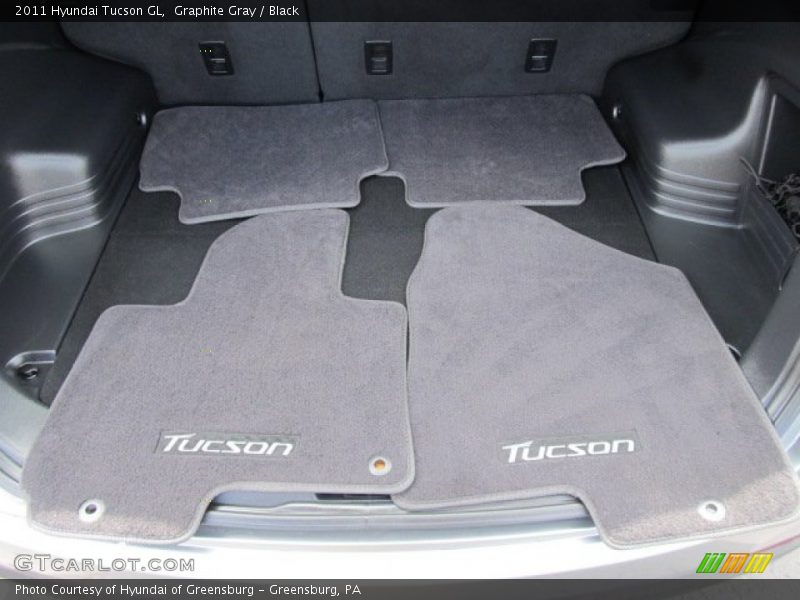 Graphite Gray / Black 2011 Hyundai Tucson GL