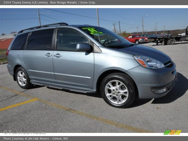 Blue Mirage Metallic / Stone Gray 2004 Toyota Sienna XLE Limited
