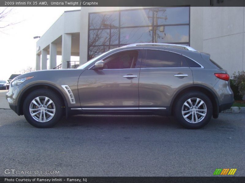 Umbria Twilight / Graphite 2009 Infiniti FX 35 AWD