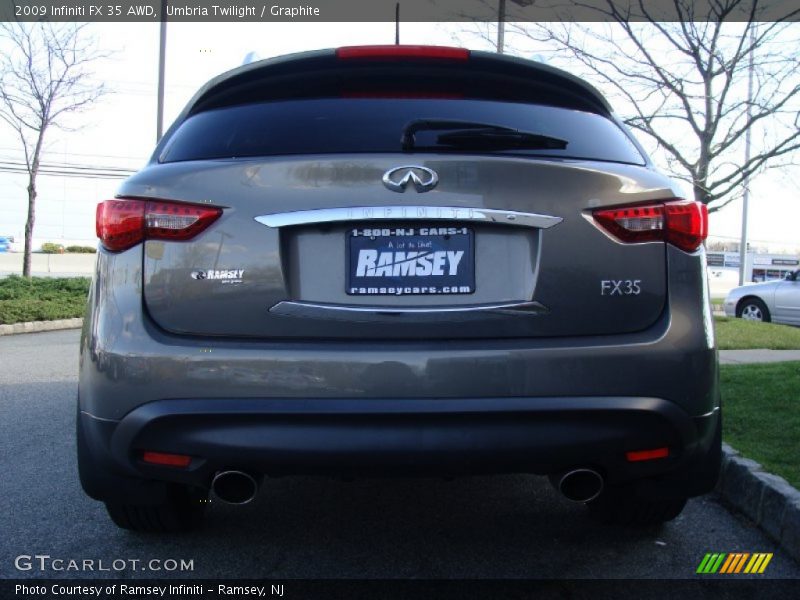 Umbria Twilight / Graphite 2009 Infiniti FX 35 AWD