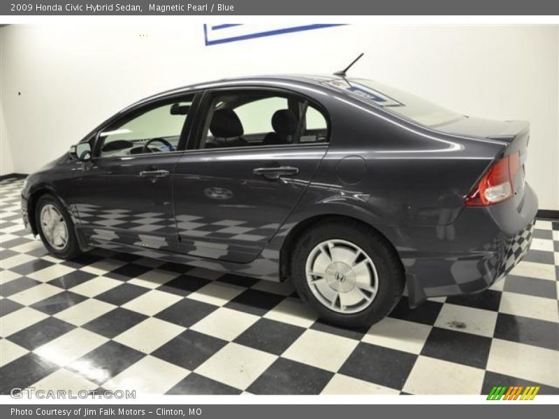 Magnetic Pearl / Blue 2009 Honda Civic Hybrid Sedan
