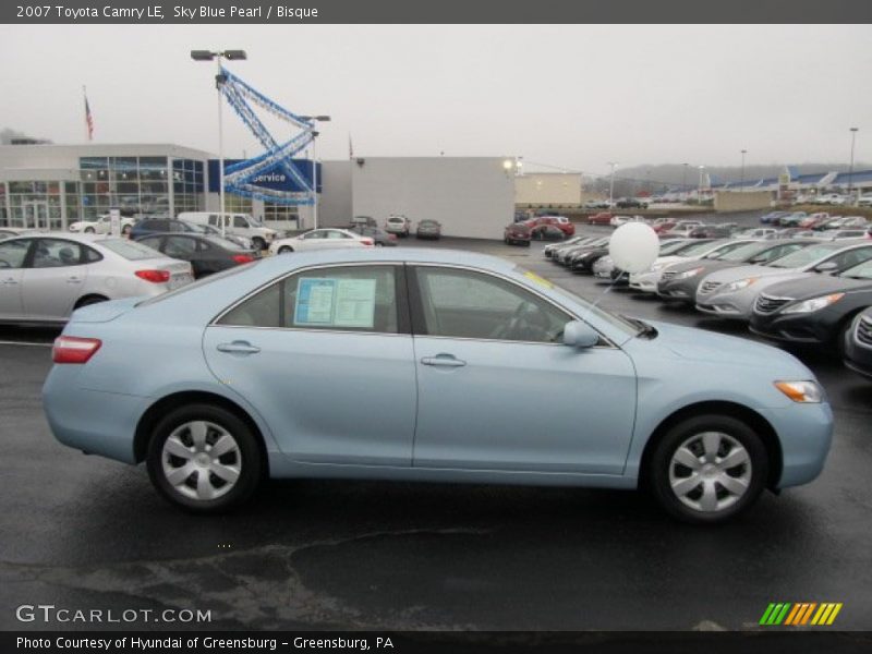 Sky Blue Pearl / Bisque 2007 Toyota Camry LE