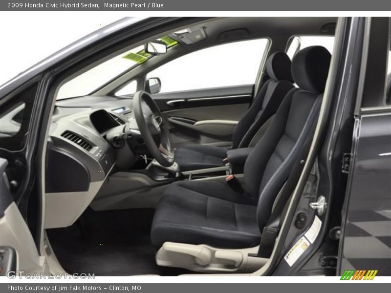 Magnetic Pearl / Blue 2009 Honda Civic Hybrid Sedan