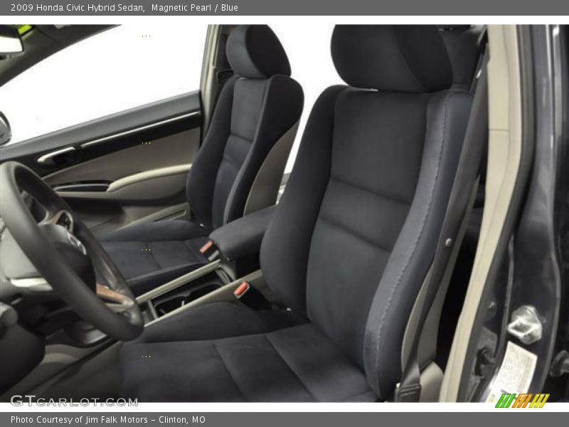 Magnetic Pearl / Blue 2009 Honda Civic Hybrid Sedan