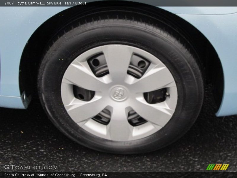 Sky Blue Pearl / Bisque 2007 Toyota Camry LE