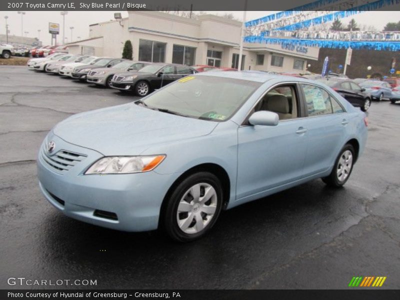 Sky Blue Pearl / Bisque 2007 Toyota Camry LE