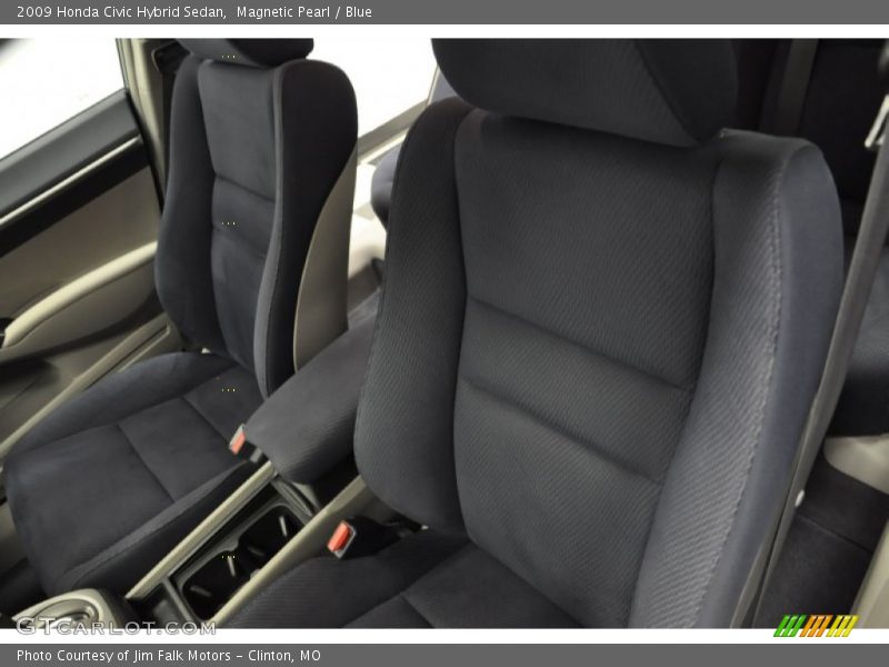 Magnetic Pearl / Blue 2009 Honda Civic Hybrid Sedan