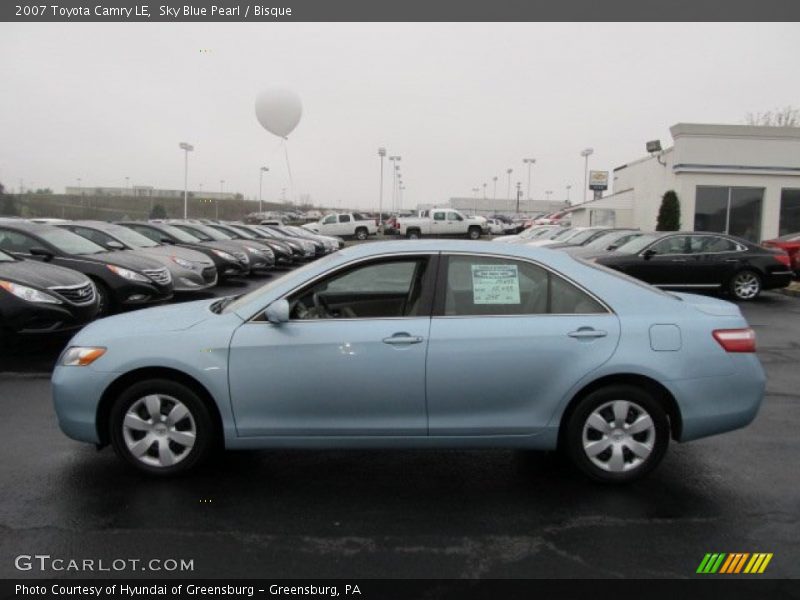 Sky Blue Pearl / Bisque 2007 Toyota Camry LE