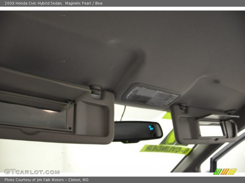 Magnetic Pearl / Blue 2009 Honda Civic Hybrid Sedan