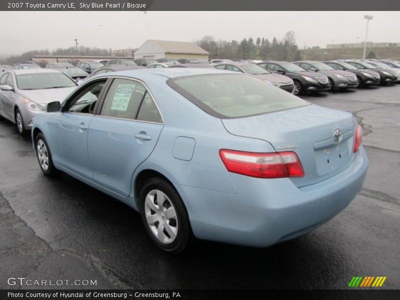 Sky Blue Pearl / Bisque 2007 Toyota Camry LE