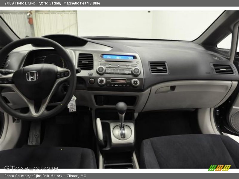 Magnetic Pearl / Blue 2009 Honda Civic Hybrid Sedan