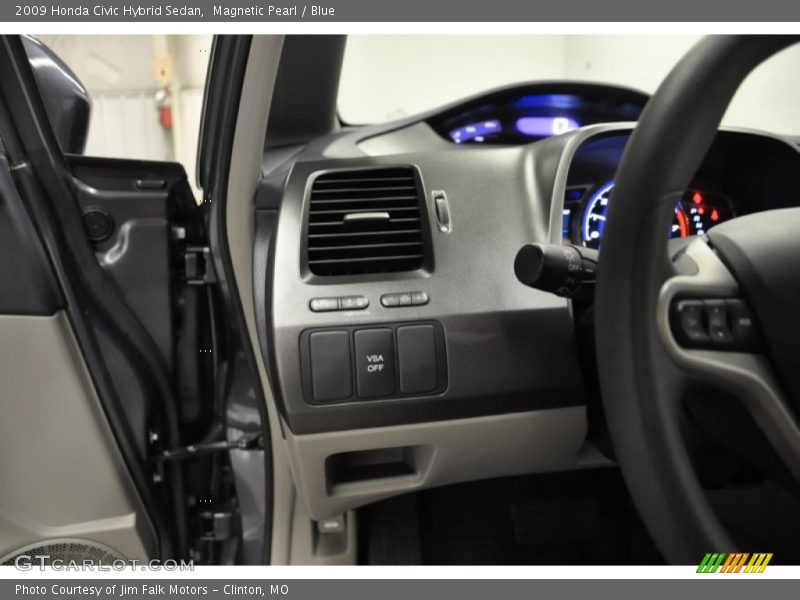 Magnetic Pearl / Blue 2009 Honda Civic Hybrid Sedan
