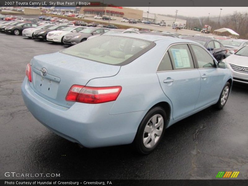 Sky Blue Pearl / Bisque 2007 Toyota Camry LE