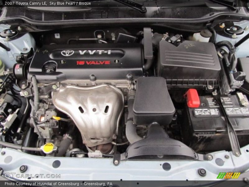 Sky Blue Pearl / Bisque 2007 Toyota Camry LE