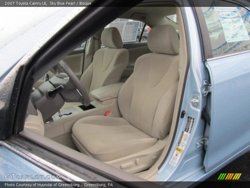 Sky Blue Pearl / Bisque 2007 Toyota Camry LE
