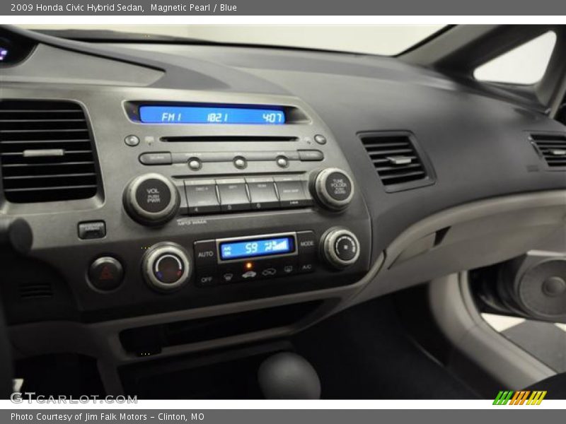 Magnetic Pearl / Blue 2009 Honda Civic Hybrid Sedan