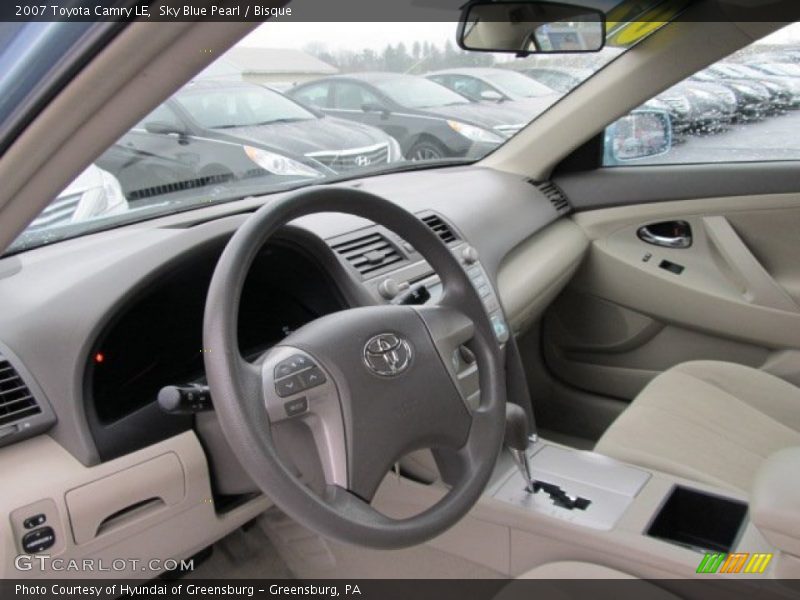 Sky Blue Pearl / Bisque 2007 Toyota Camry LE