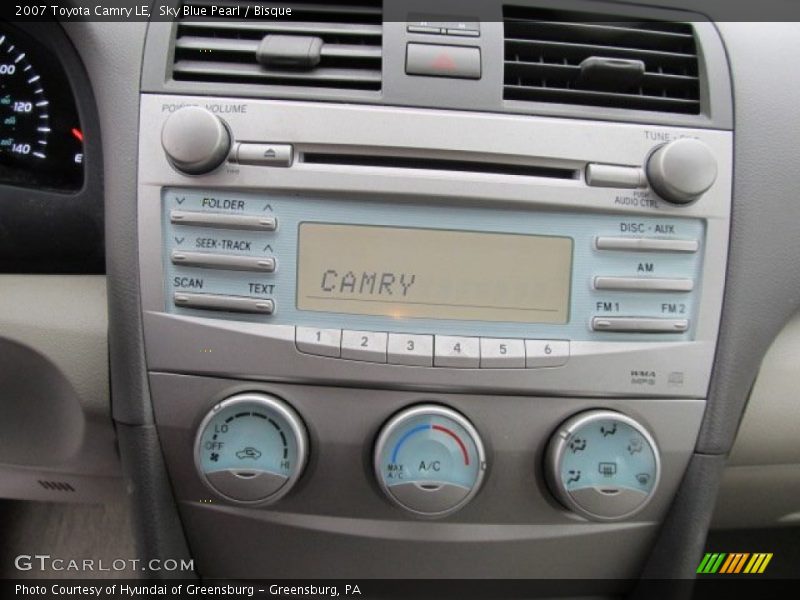 Sky Blue Pearl / Bisque 2007 Toyota Camry LE