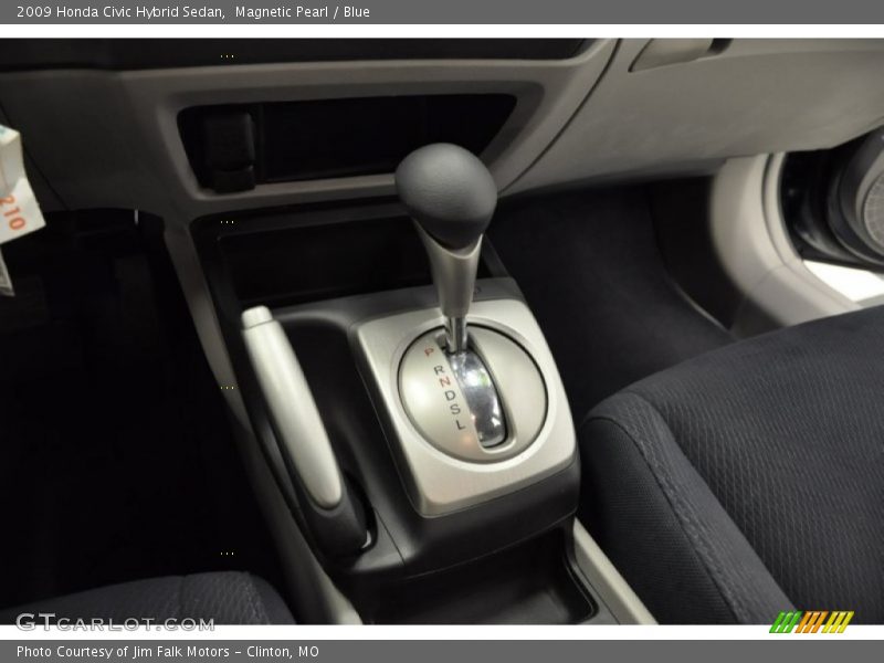 Magnetic Pearl / Blue 2009 Honda Civic Hybrid Sedan