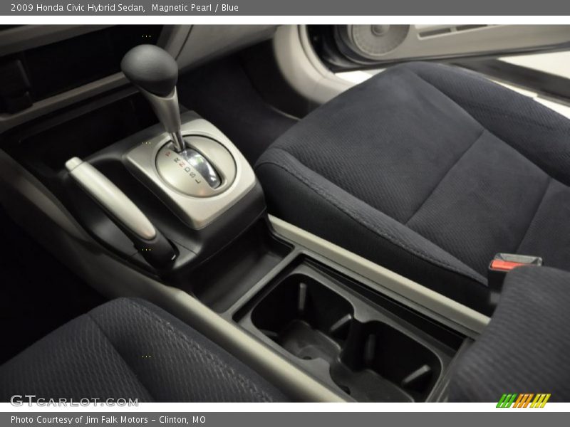 Magnetic Pearl / Blue 2009 Honda Civic Hybrid Sedan