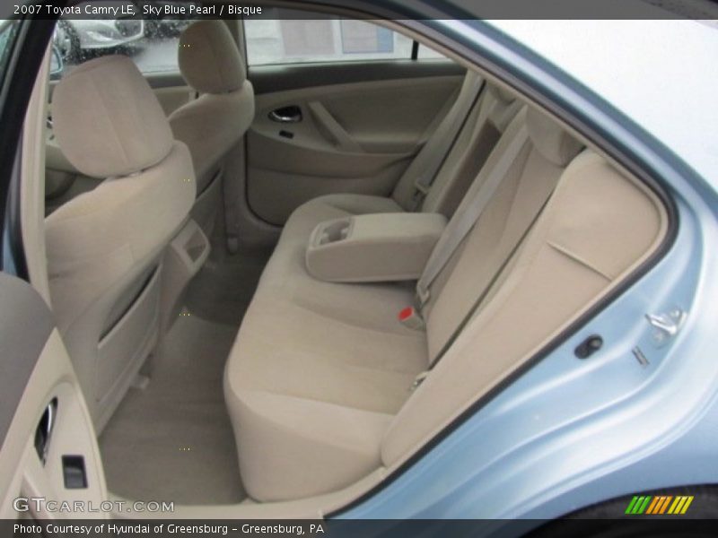 Sky Blue Pearl / Bisque 2007 Toyota Camry LE