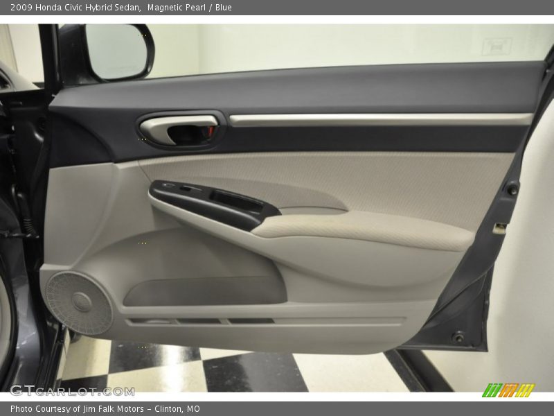 Magnetic Pearl / Blue 2009 Honda Civic Hybrid Sedan