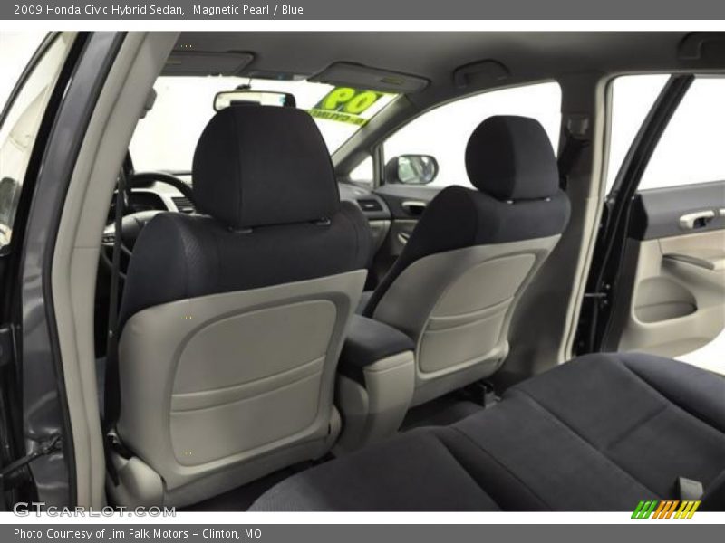 Magnetic Pearl / Blue 2009 Honda Civic Hybrid Sedan