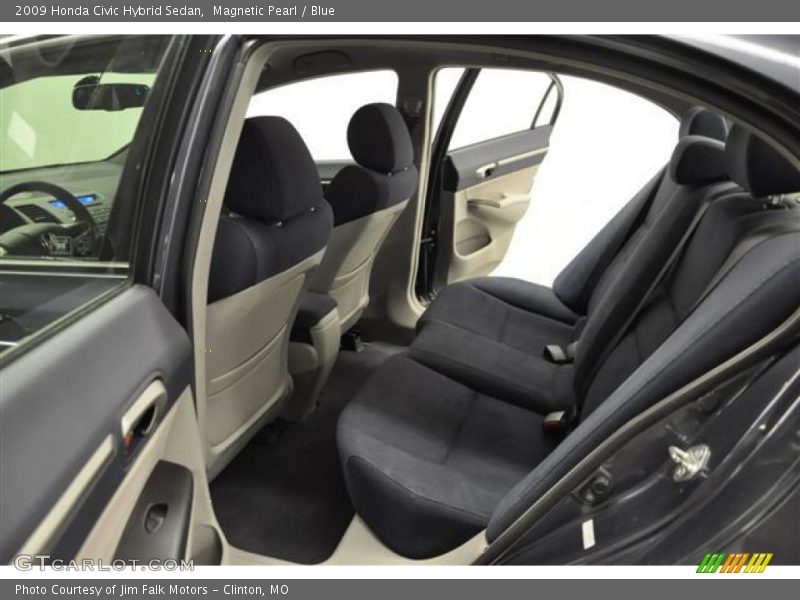 Magnetic Pearl / Blue 2009 Honda Civic Hybrid Sedan