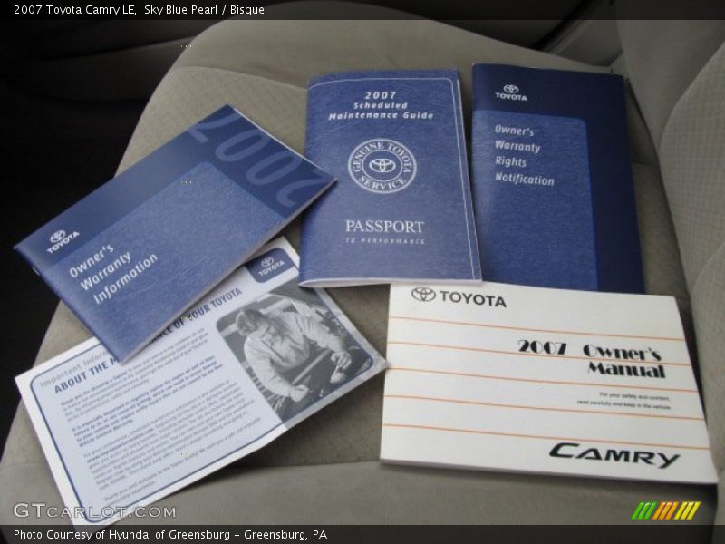 Sky Blue Pearl / Bisque 2007 Toyota Camry LE