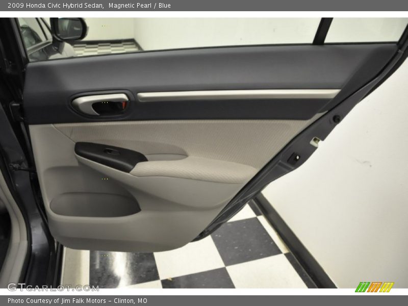 Magnetic Pearl / Blue 2009 Honda Civic Hybrid Sedan