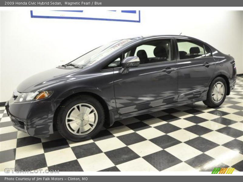 Magnetic Pearl / Blue 2009 Honda Civic Hybrid Sedan