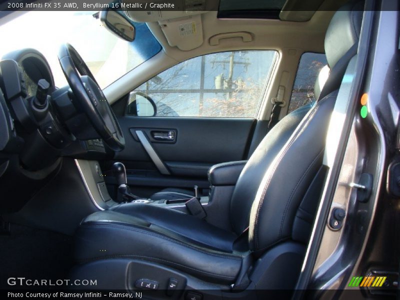 Beryllium 16 Metallic / Graphite 2008 Infiniti FX 35 AWD