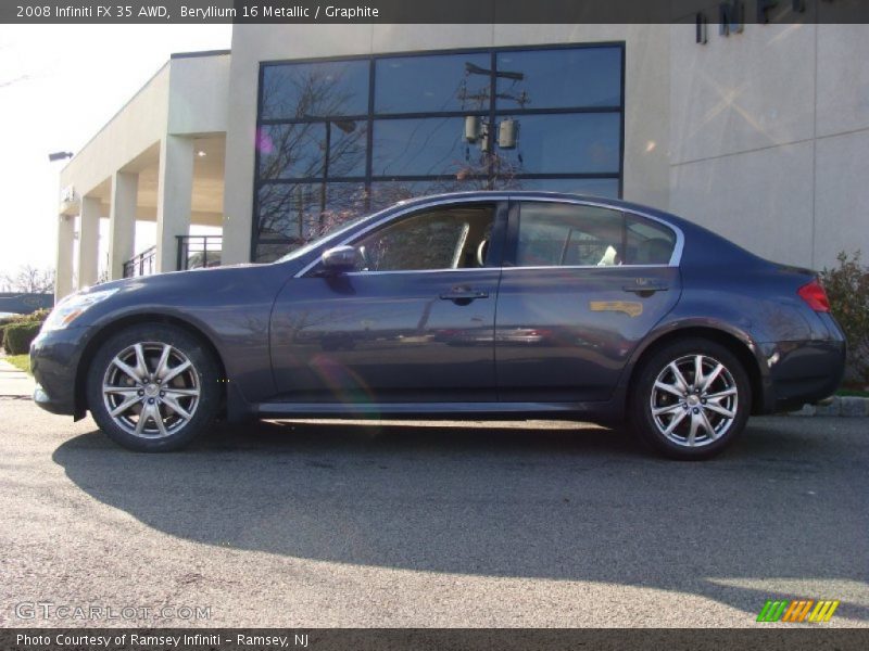 Beryllium 16 Metallic / Graphite 2008 Infiniti FX 35 AWD