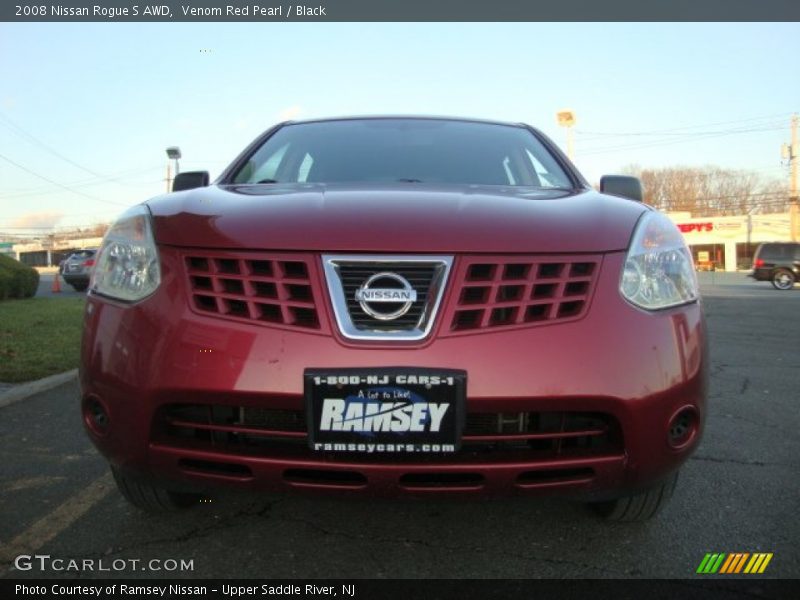 Venom Red Pearl / Black 2008 Nissan Rogue S AWD