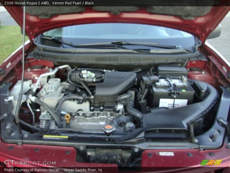 Venom Red Pearl / Black 2008 Nissan Rogue S AWD