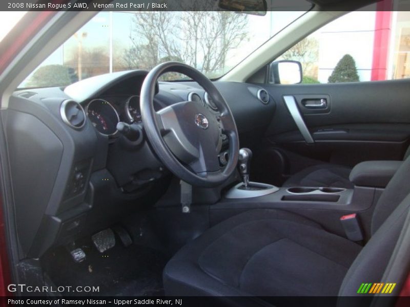 Venom Red Pearl / Black 2008 Nissan Rogue S AWD
