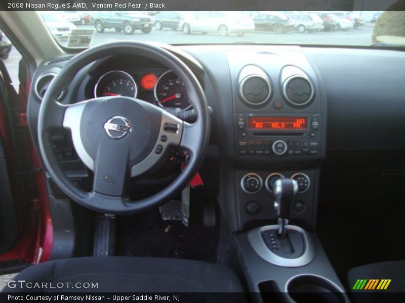 Venom Red Pearl / Black 2008 Nissan Rogue S AWD