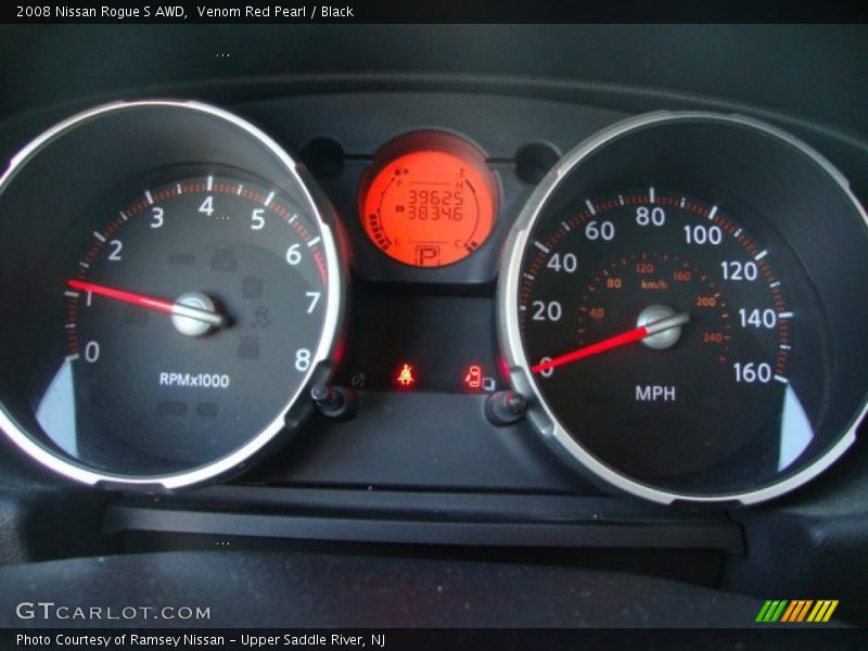 Venom Red Pearl / Black 2008 Nissan Rogue S AWD
