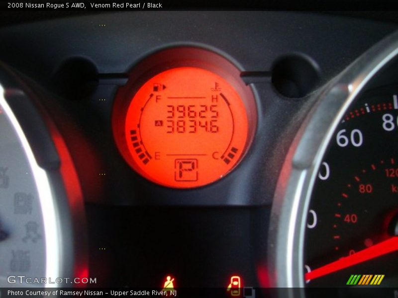Venom Red Pearl / Black 2008 Nissan Rogue S AWD