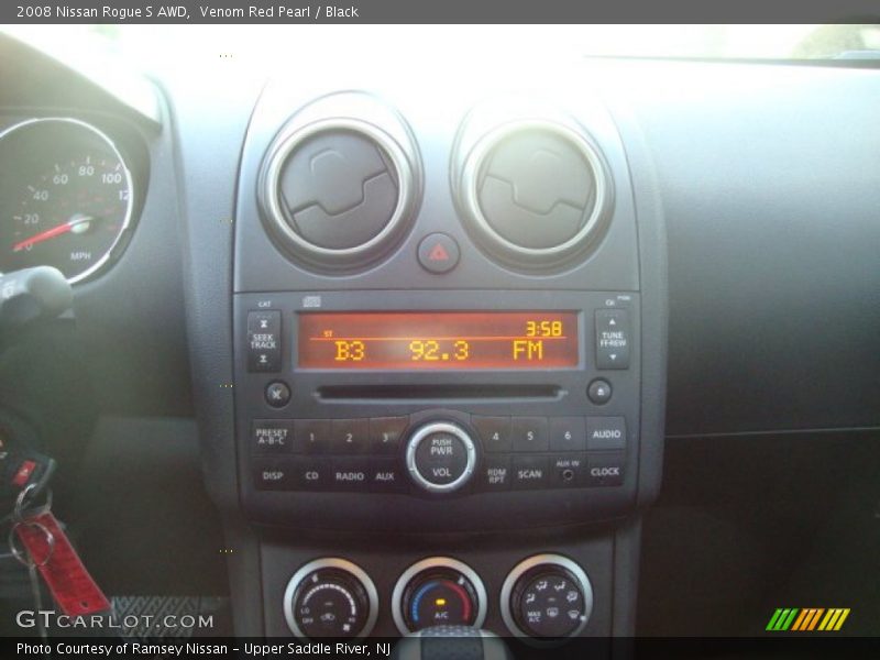 Venom Red Pearl / Black 2008 Nissan Rogue S AWD