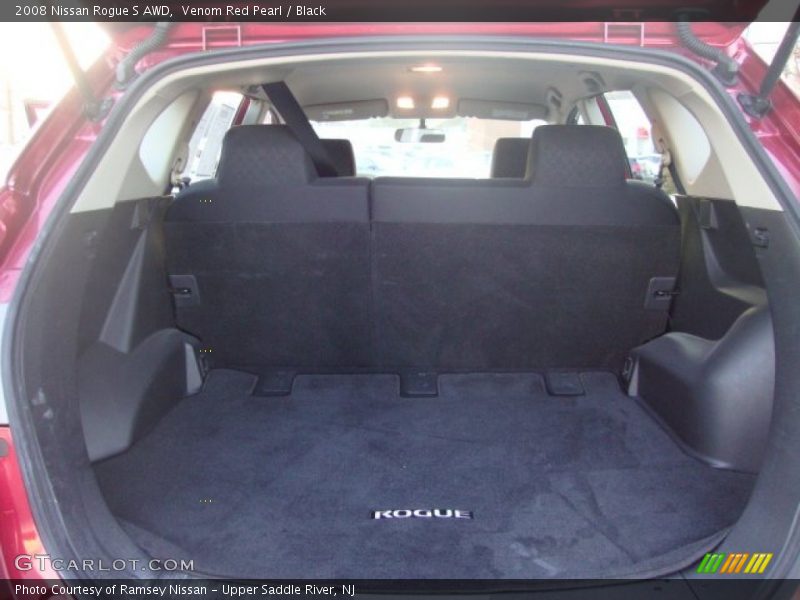 Venom Red Pearl / Black 2008 Nissan Rogue S AWD