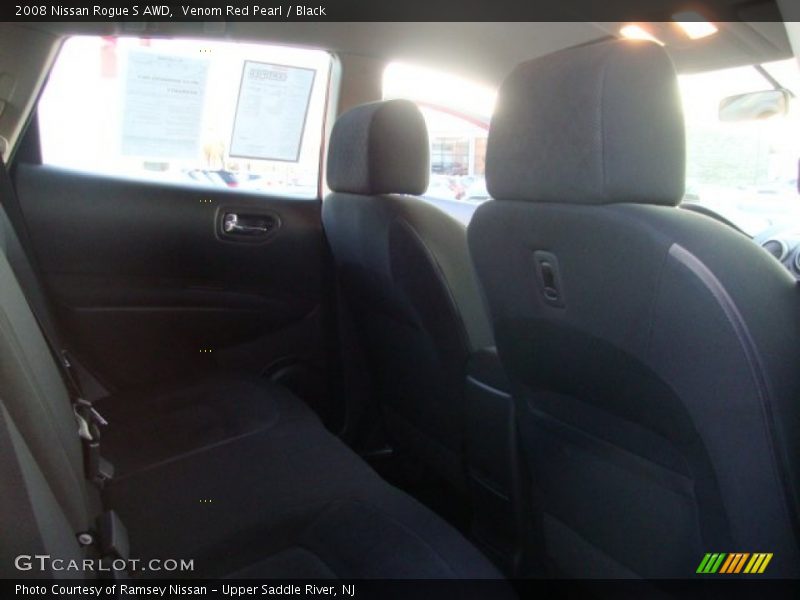 Venom Red Pearl / Black 2008 Nissan Rogue S AWD