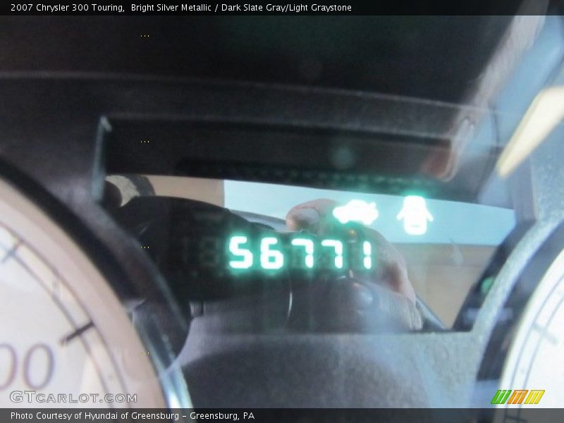 Bright Silver Metallic / Dark Slate Gray/Light Graystone 2007 Chrysler 300 Touring