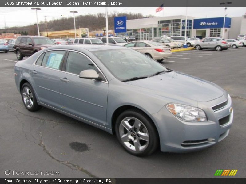 Golden Pewter Metallic / Ebony 2009 Chevrolet Malibu LT Sedan